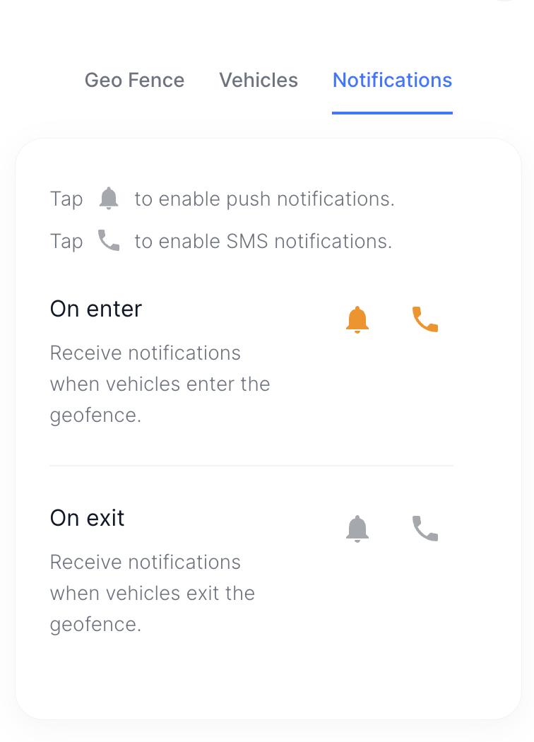 Geo-fence notifications