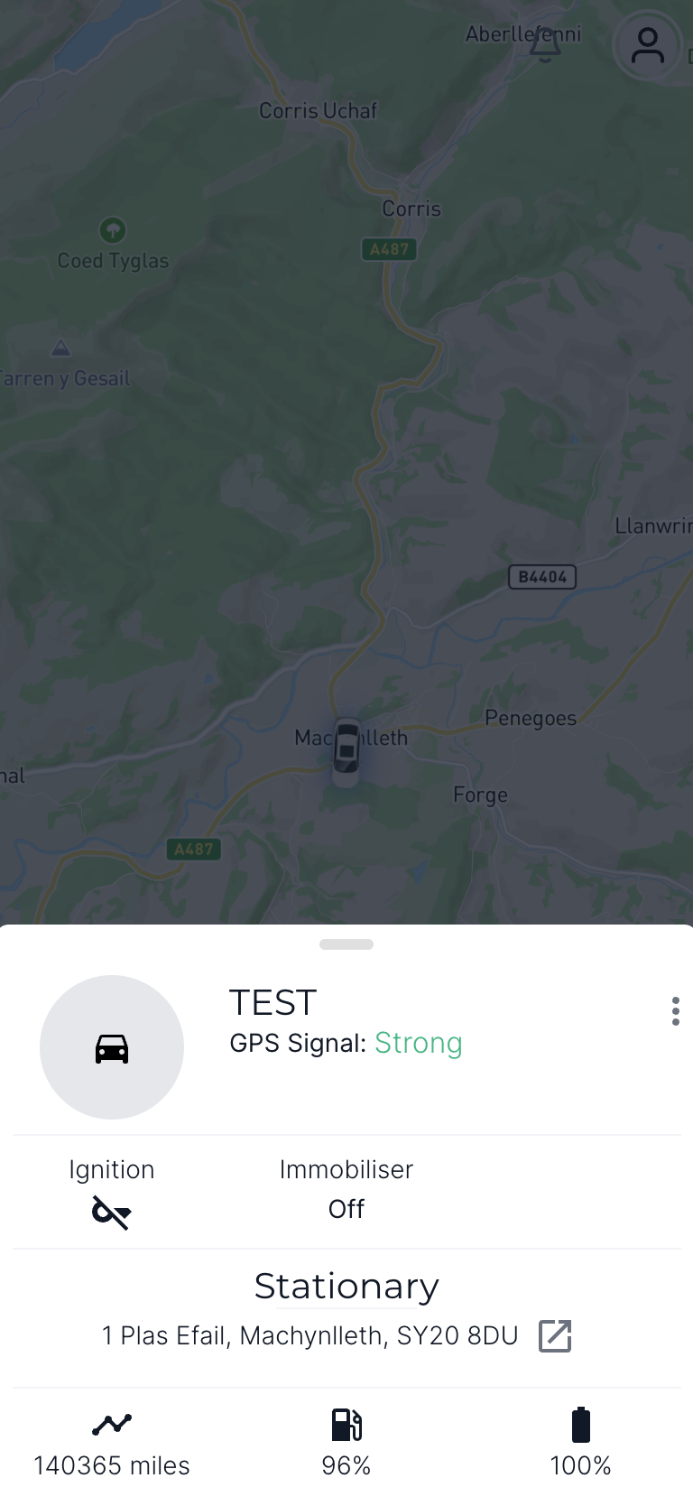 Vehicle details view